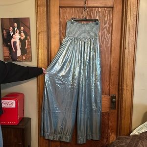 Shinny pant romper